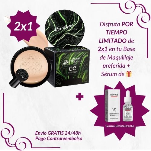 Base de Alta Cobertura MOISTURE CUSHION™